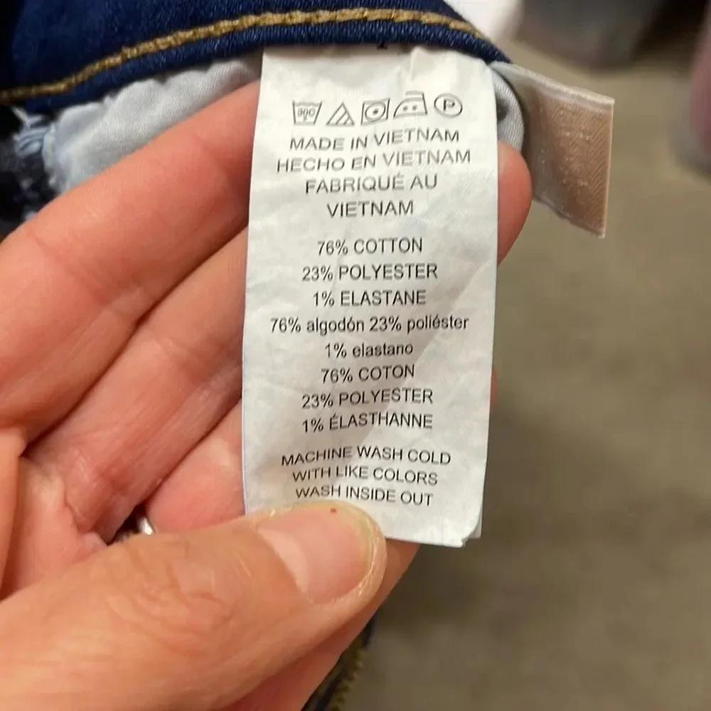 Michael Kors woman’s dark blue jeans. They are a size 10